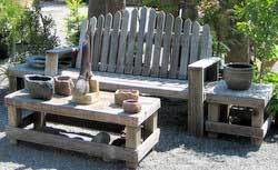 Recycled Redwood Furniture