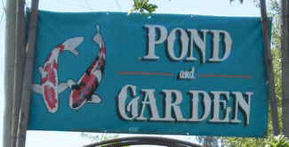 Pond and Garden Nursery sign